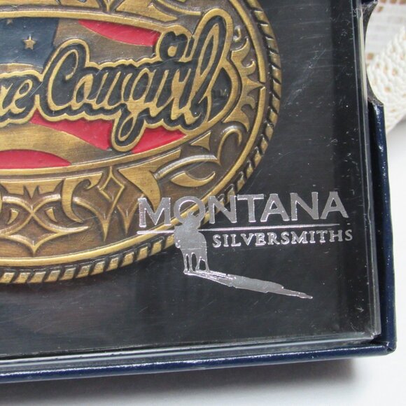 MONTANA SILVERSMITHS Hardcore Cowgirl BELT BUCKLE Made in Mexico Attitude Buckle main image 4